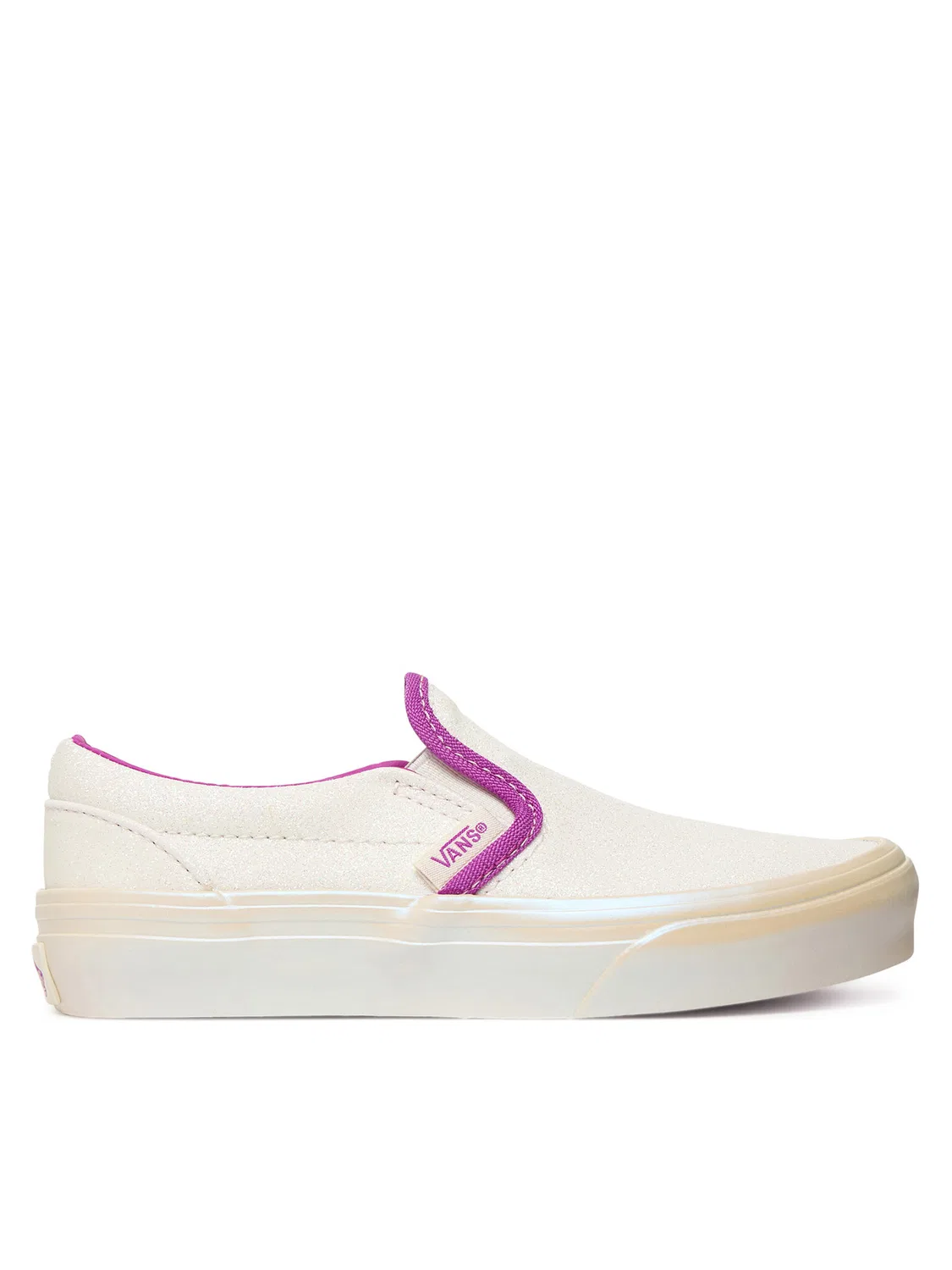 Тканевые кроссовки для девочки Classic Slip-On Vans, кремовый