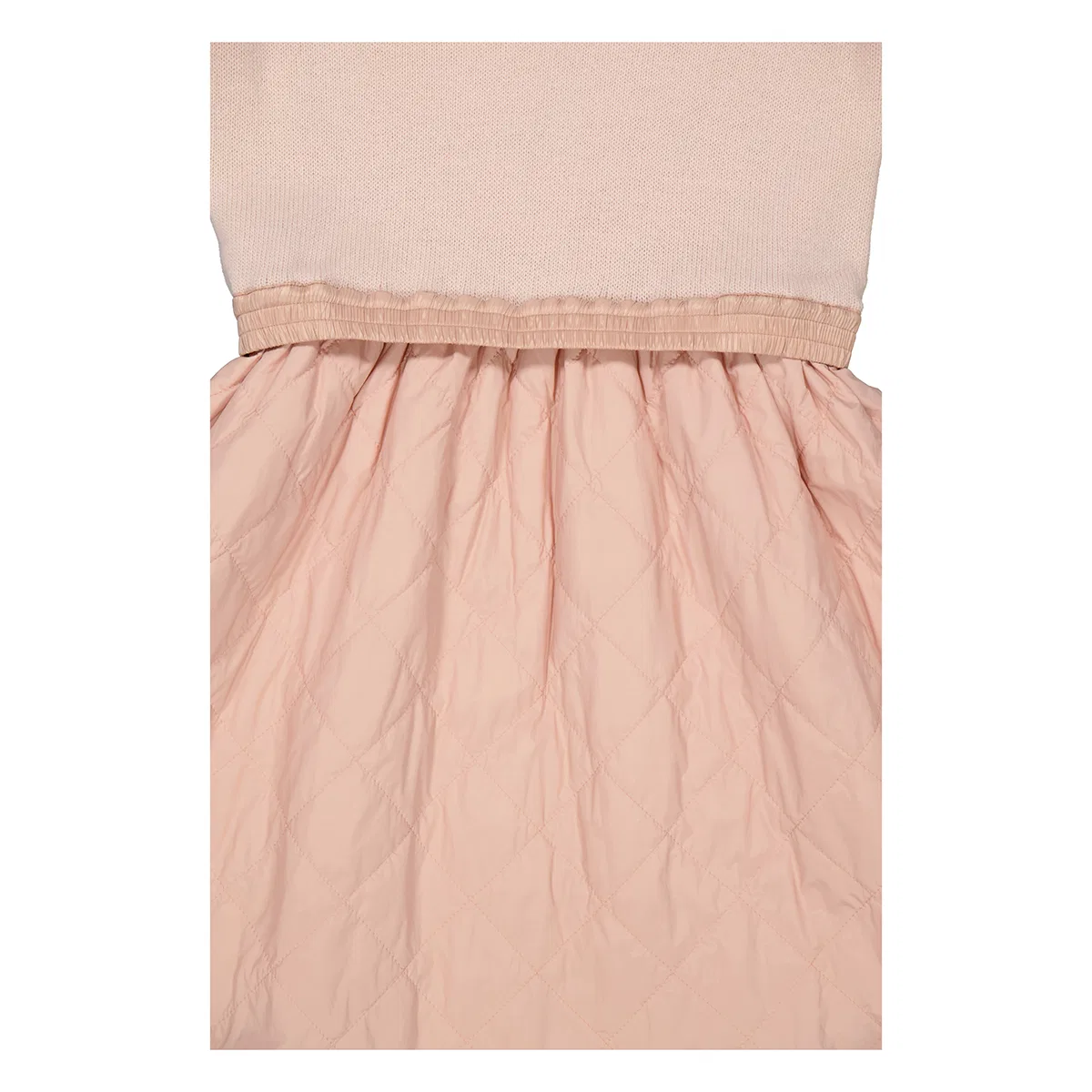 Платье мини с норвежским узором Moncler, Light Pink — фото 3