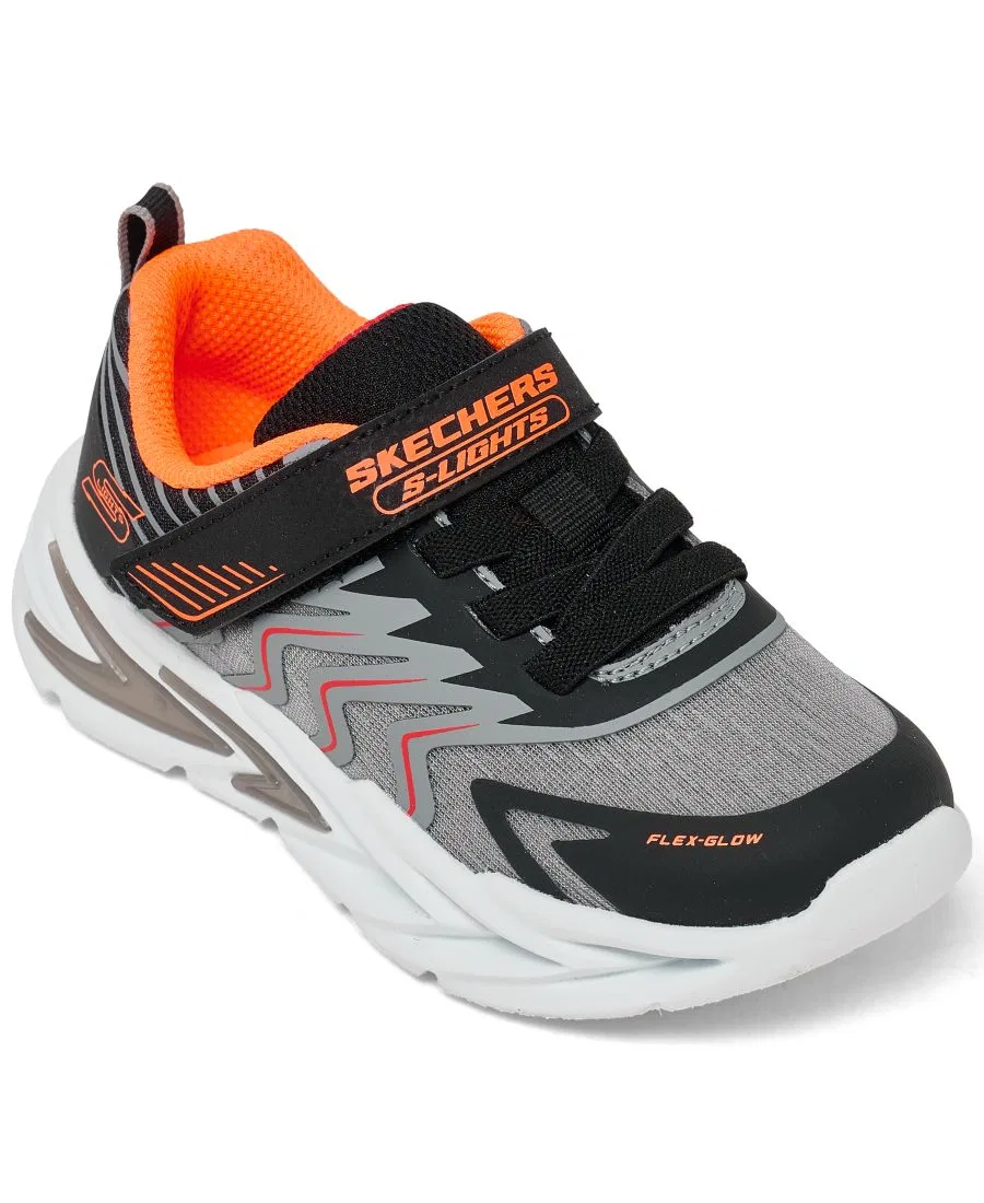Кроссовки Skechers с подсветкой, модель Flex-Glow Ultra Prism-Pacer, Black