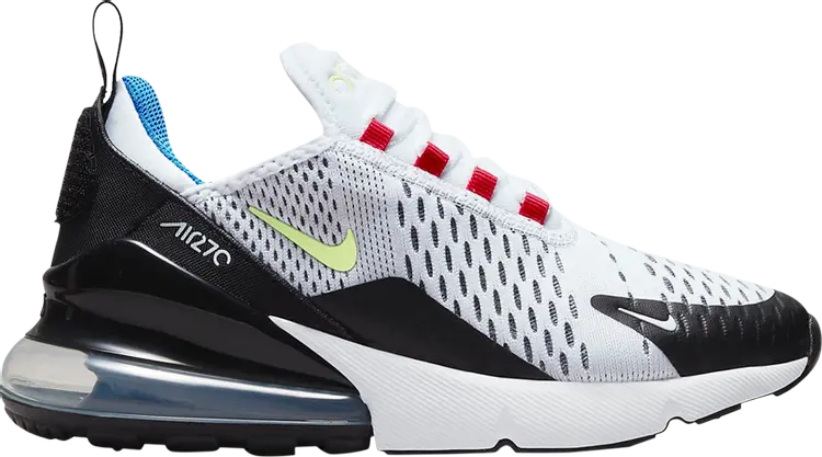 

Кроссовки Nike Air Max 270 GS 'White Light Lemon Twist', белый