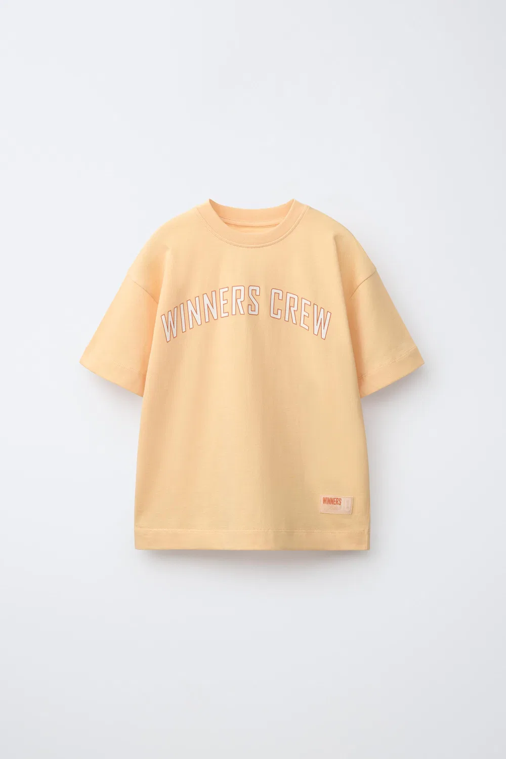 Футболка с лозунгом для бега ZARA, Tangerine