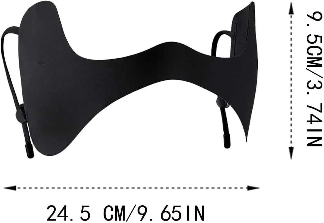 Солнцезащитный патч для глаз Butterfly, Fruusv, 24.5x9.5 см, Black — фото 2