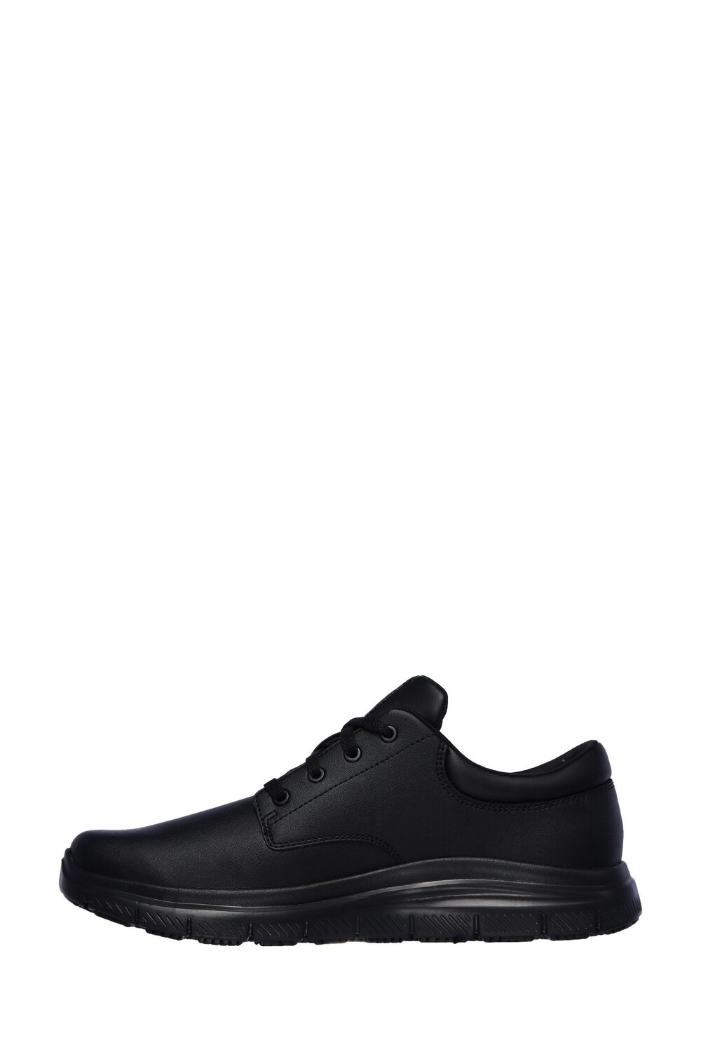 Мужские нескользящие туфли Flex Advantage Fourche для работы Skechers, черный — фото 3