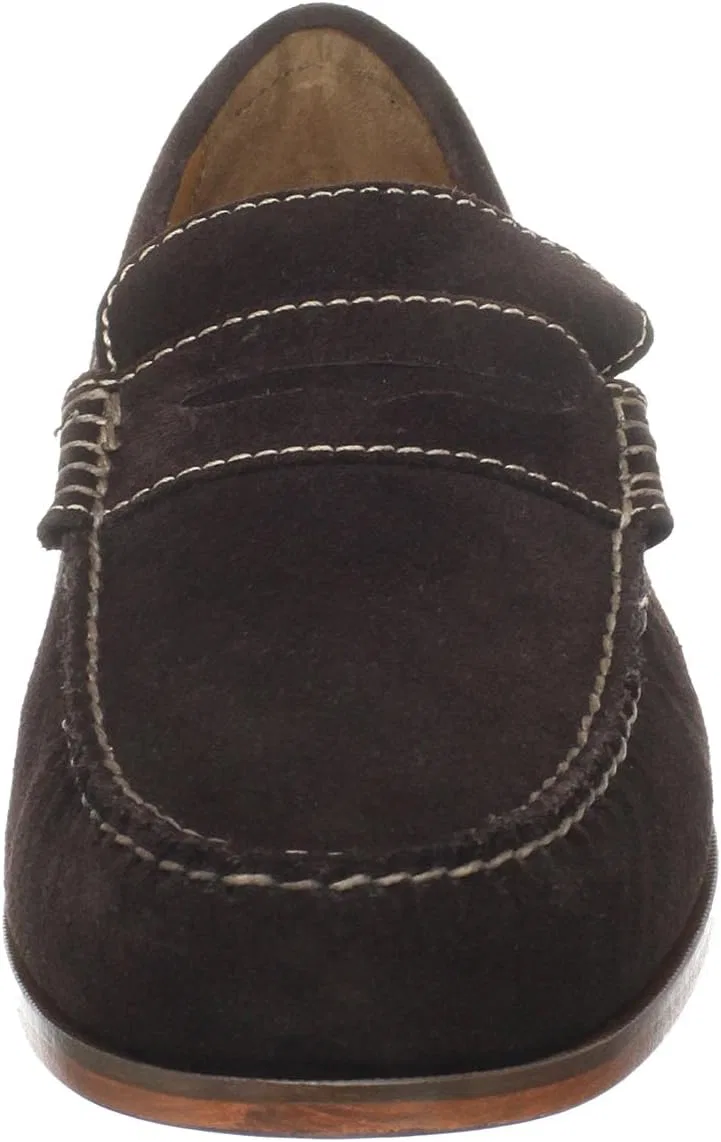Лоферы с кисточкой Florsheim, коричневая замша — фото 2