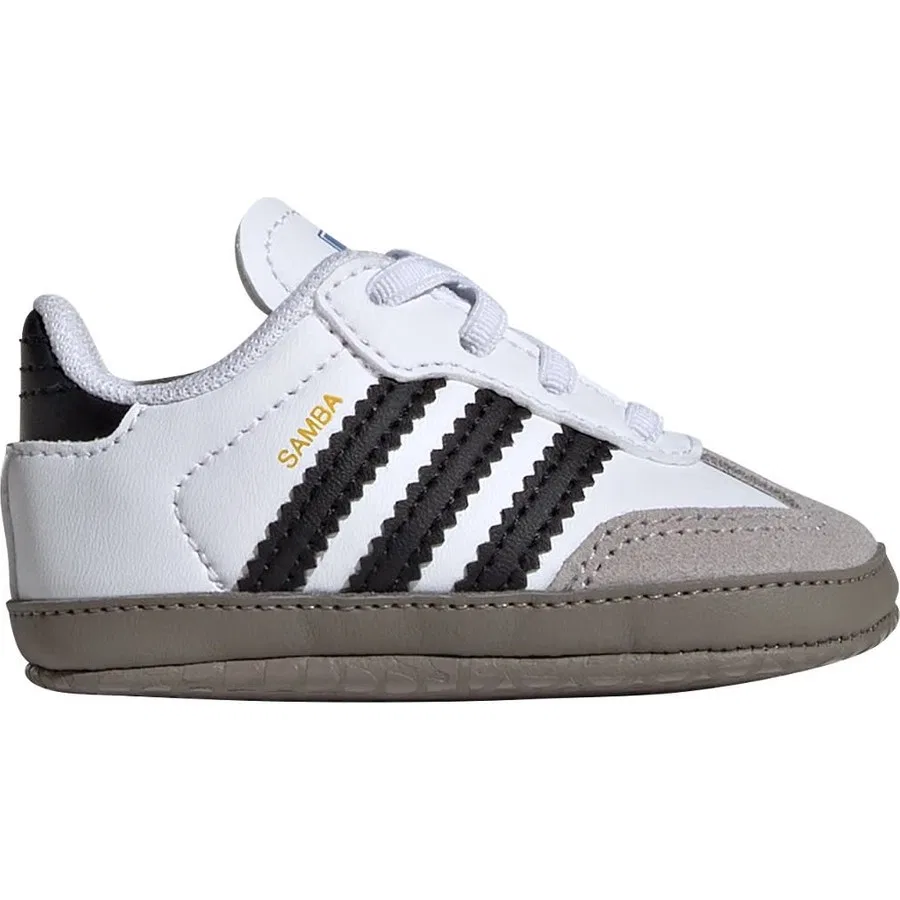 Кроссовки с замшевым мысом Samba Kids adidas, Белый — фото 2