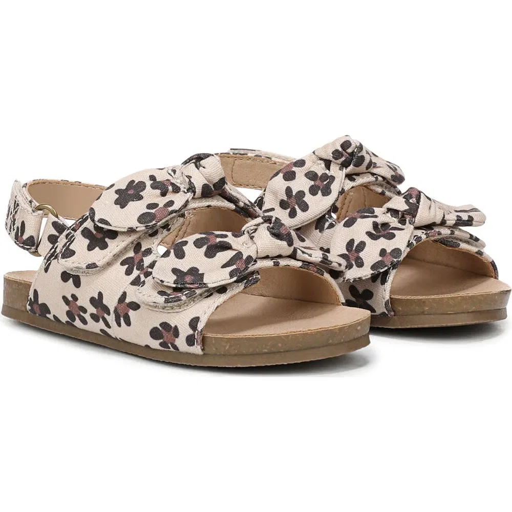 Детские сандалии-слингбэки для малышей Blowfish Malibu, Brown Floral Canvas