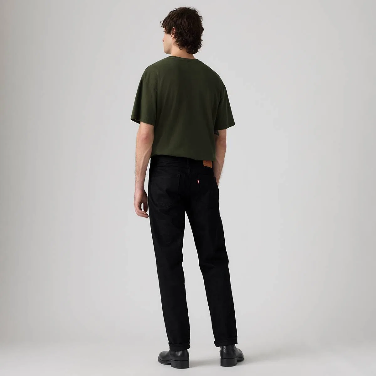 Мужские джинсы-клеш 517 Levi's, Burning Rubber Rinse - Black — фото 3