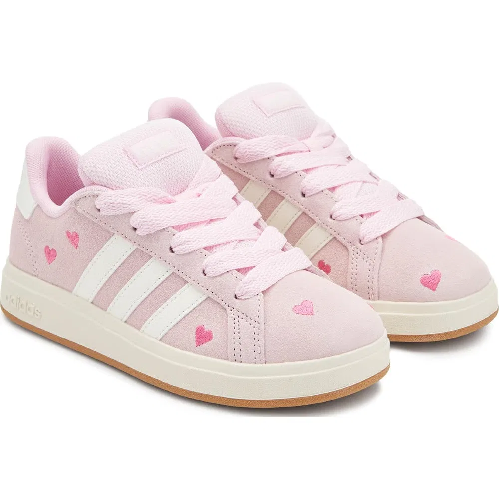 Детские кроссовки Grand Court 00s Adidas, Pink Hearts