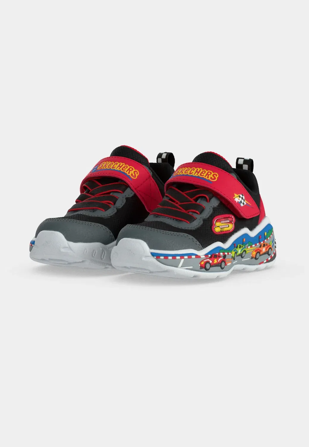 Игровая сцена - кроссовки Skechers, Black/Red/Multi-Coloured — фото 3