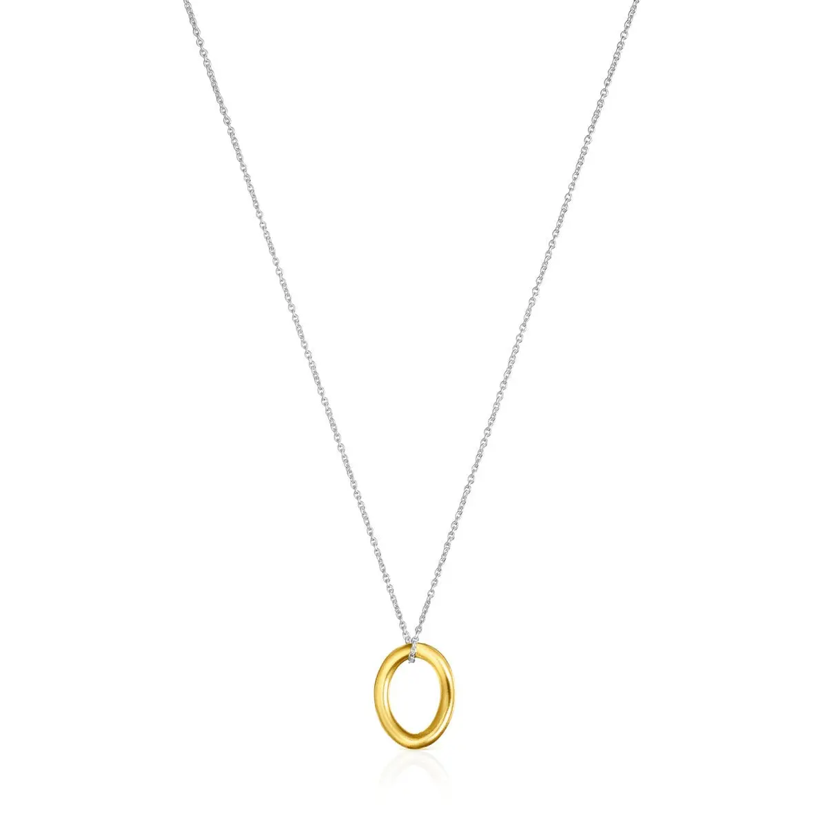 

Колье Tous Hav Two-Tone With Ring, серебро/позолоченное серебро