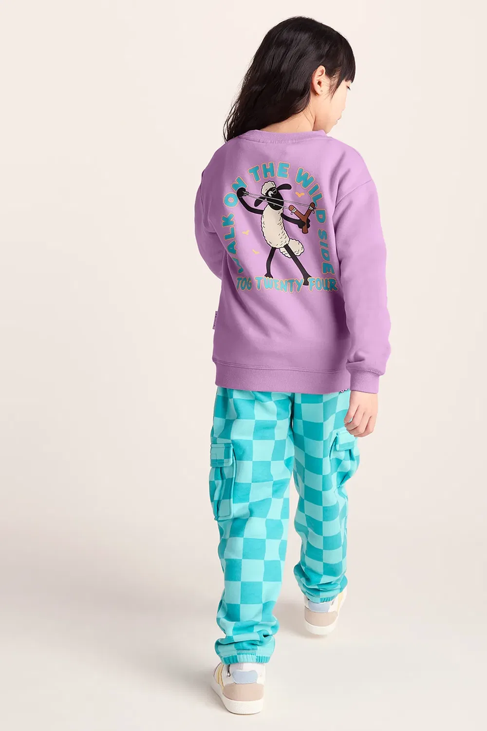 Свитшот с принтом Shaun the Sheep Tog24, Purple — фото 3