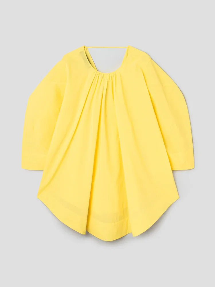 Платье-туника с V-образным вырезом La Robe Paysan JACQUEMUS, Yellow — фото 2