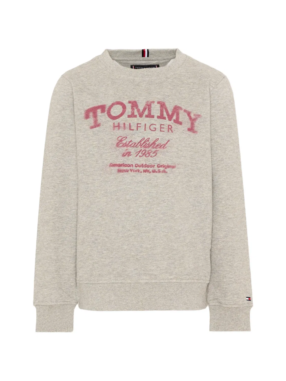 Tommy Hilfiger Детский свитшот с логотипом серый