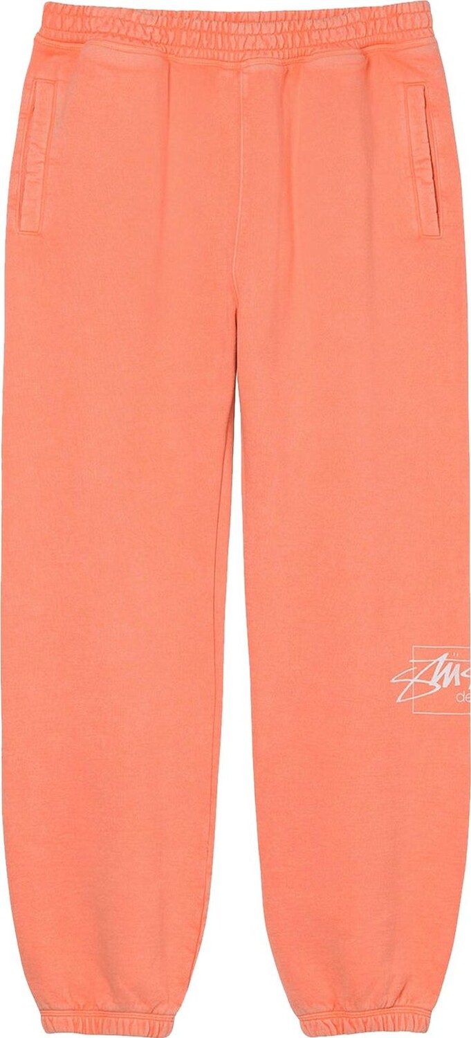 

Брюки Stussy Dyed Stüssy Designs Pant 'Peach', оранжевый