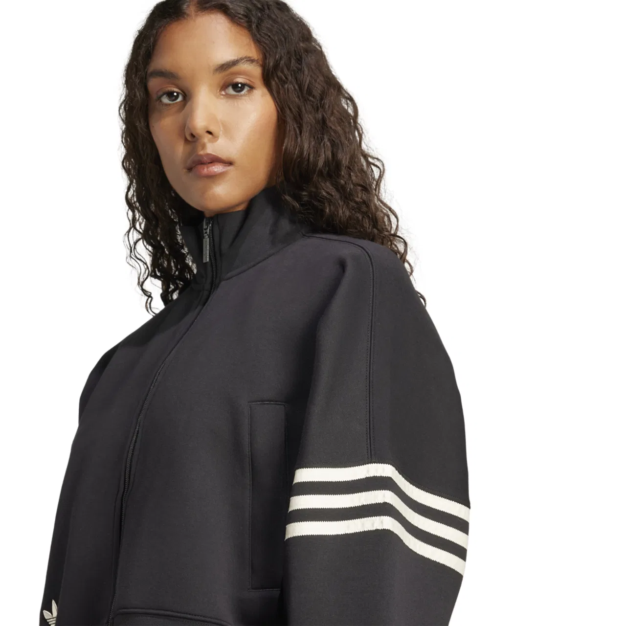Женская куртка Neuclassic Track Top Adidas, цвет Cream White/Black — фото 4