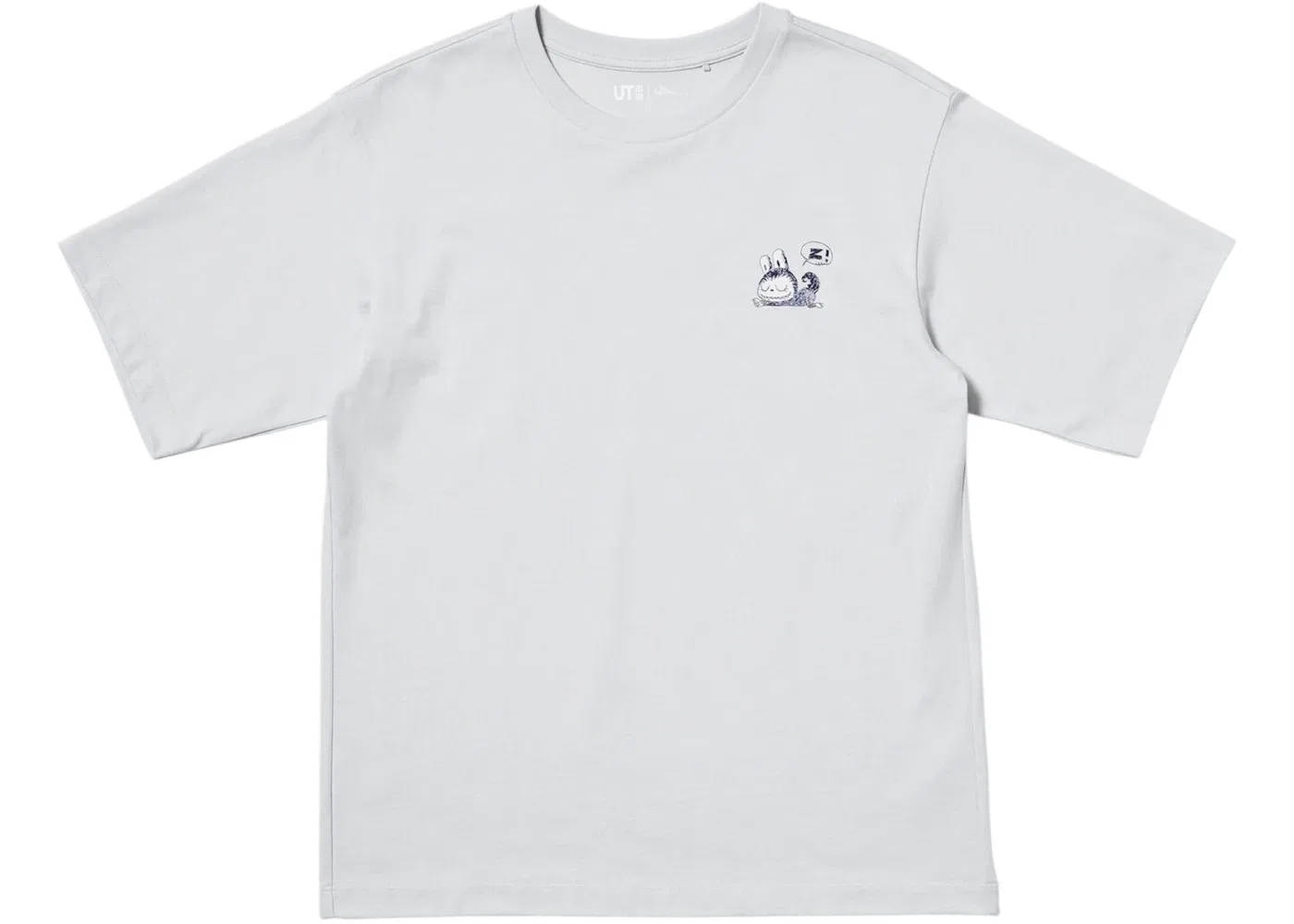 Женская футболка с принтом Uniqlo x POP MART The Monsters Uniqlo, Light Grey