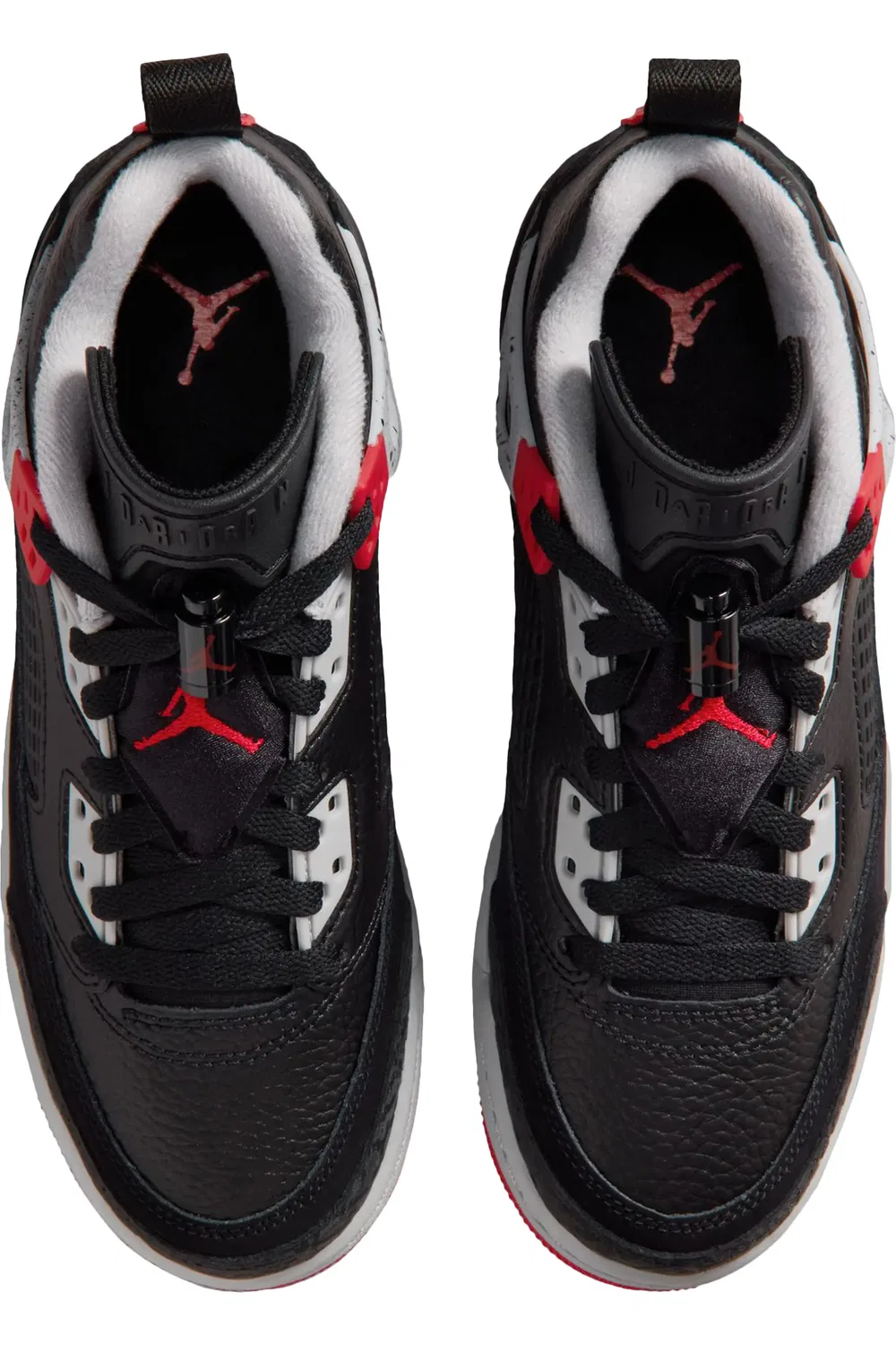 Кроссовки детские низкие Spizike Jordan, Black/Gym Red/Grey/White — фото 4