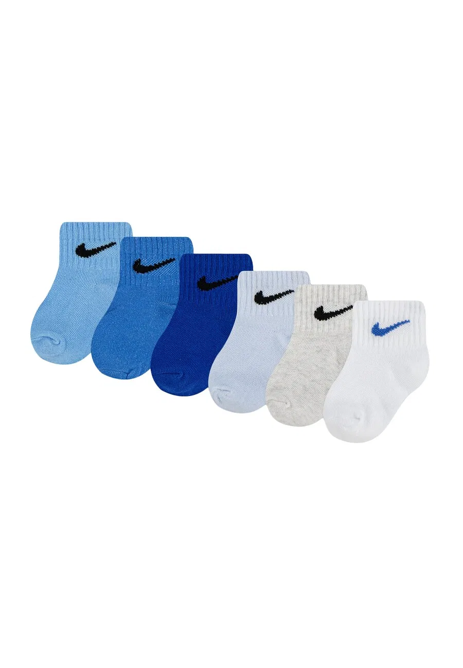 Носки Nike Sportswear 'SWOOSH' синего, королевского синего, светло-синего, серого и белого цветов