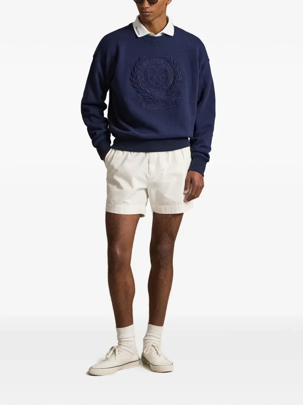 Толстовка из коллаборации с Wimbledon Polo Ralph Lauren, синий — фото 2