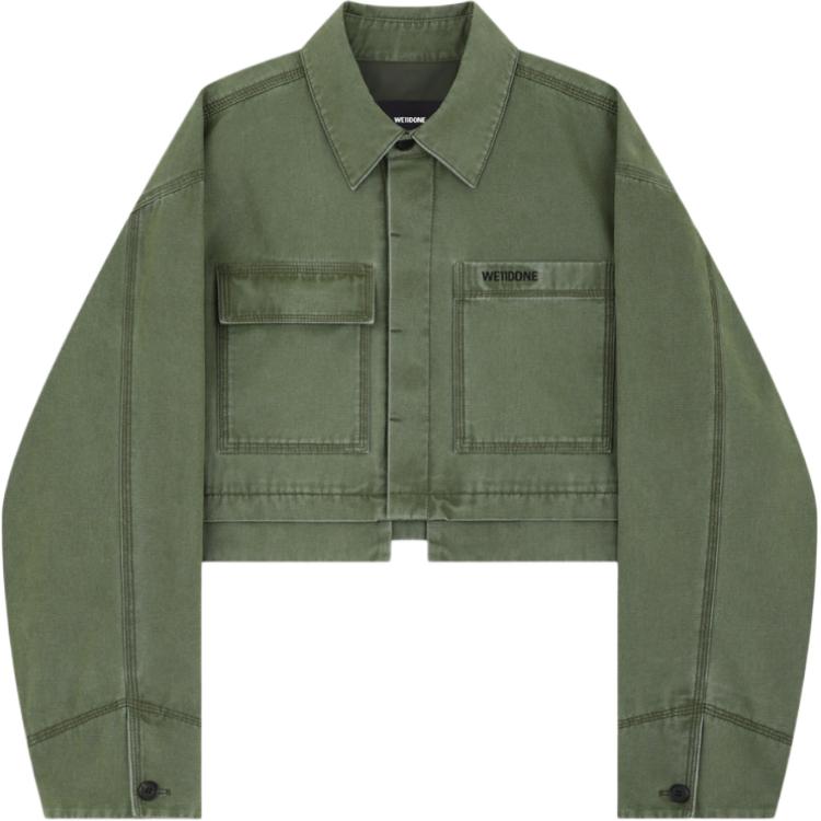 

WE11DONE Весенняя куртка женская хаки зеленая, Khaki Green