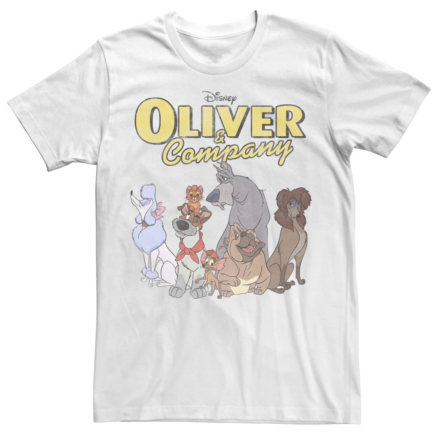 

Мужская футболка Oliver & Company Group Shot Disney