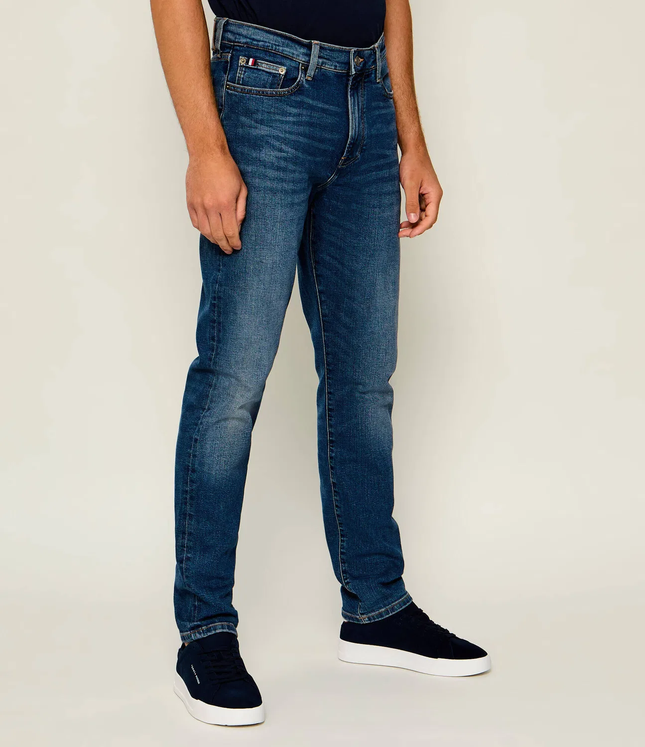 Джинсы slim fit Denton Tommy Hilfiger, темно-синий — фото 3