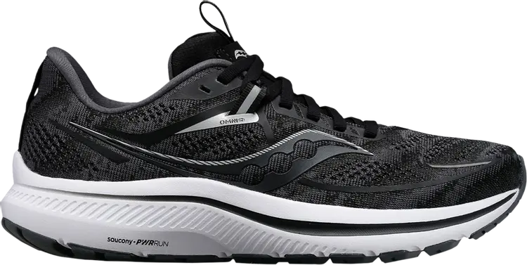 

Кроссовки Saucony Omni 21 Black White, черный