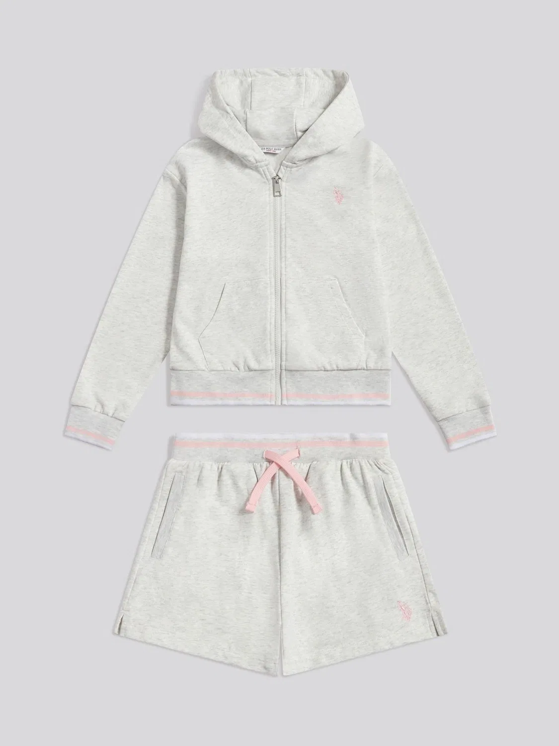 Спортивный костюм-двойка U.S. Polo Assn, серый