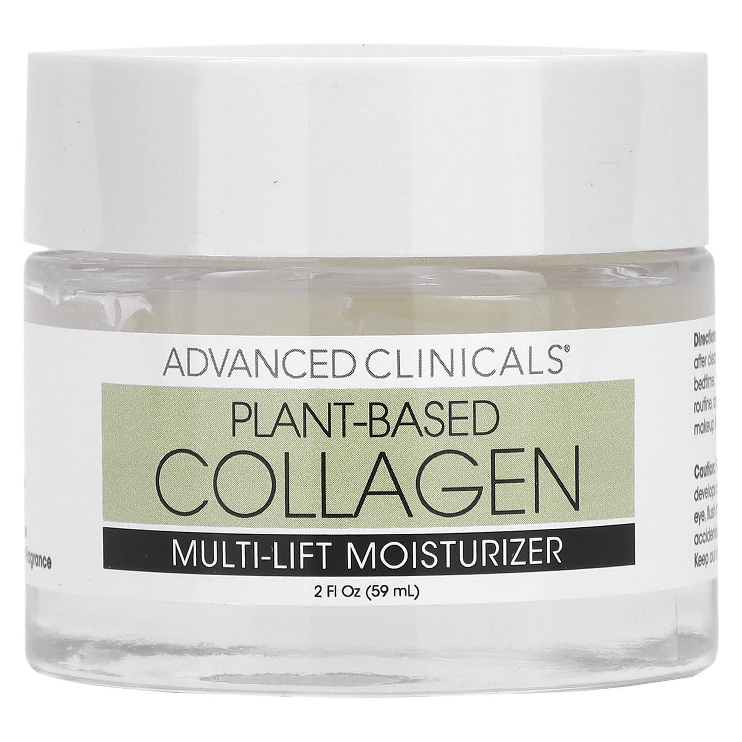 

Plant Based Collagen, Multi-Lift Moisturizer, 2 fl oz (59 ml) Advanced Clinicals