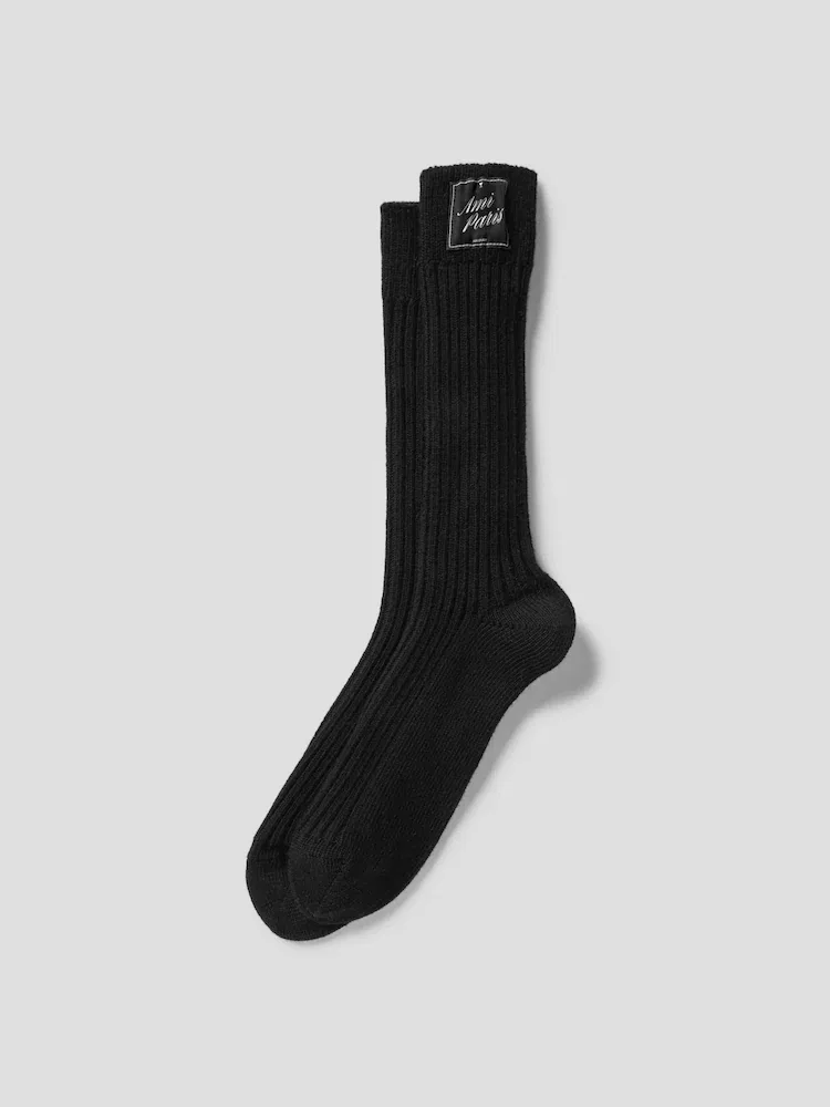 Носки, лимитированная серия AMI PARIS, Black