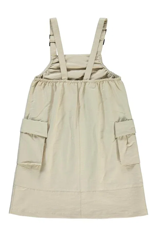 Детское платье для девочек с подтяжками Civil Girls, Beige — фото 2
