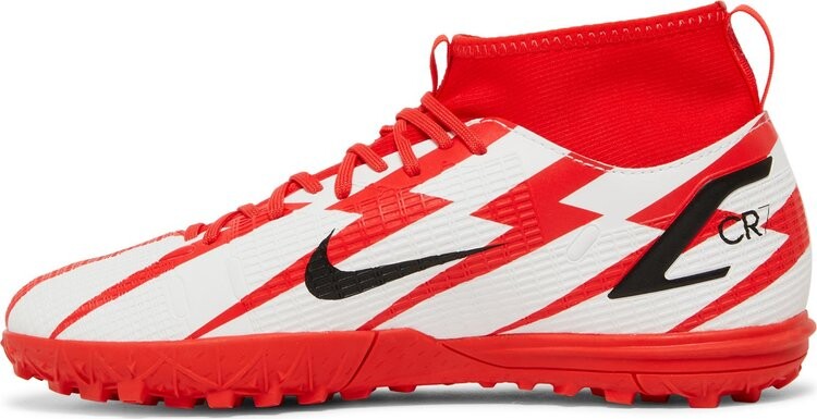 Кроссовки Nike Mercurial Superfly 8 Academy CR7 TF GS 'Chile Red', красный — фото 4