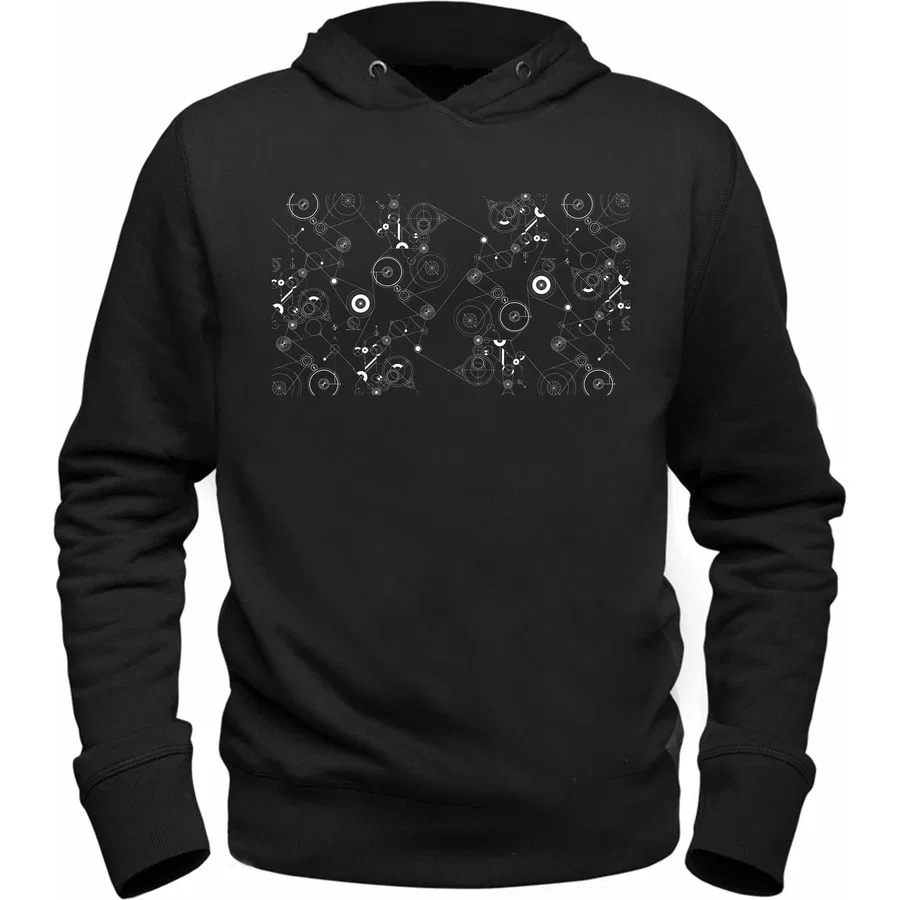 Детский свитшот с цифровой печатью Steins;gate, Черный Alfa Tshirt