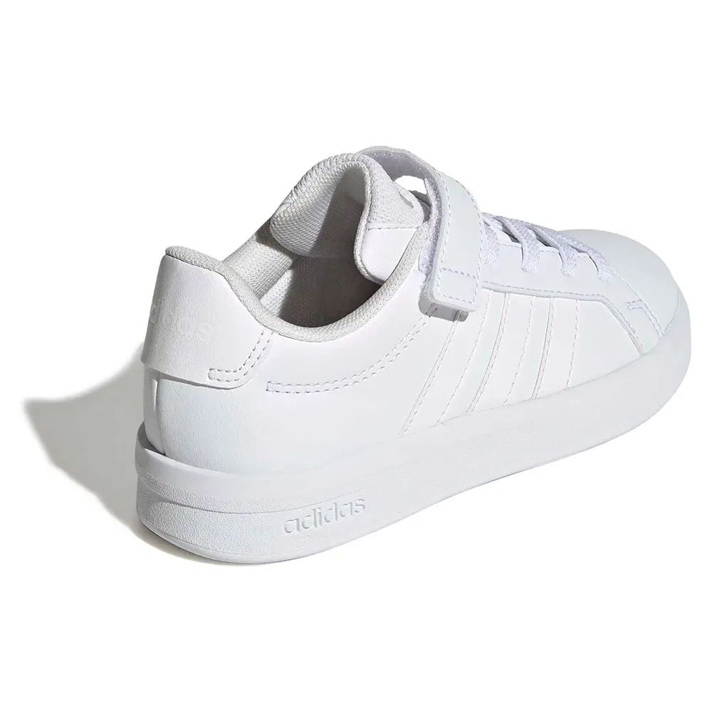 Кроссовки детские Grand Court Adidas, белый — фото 4