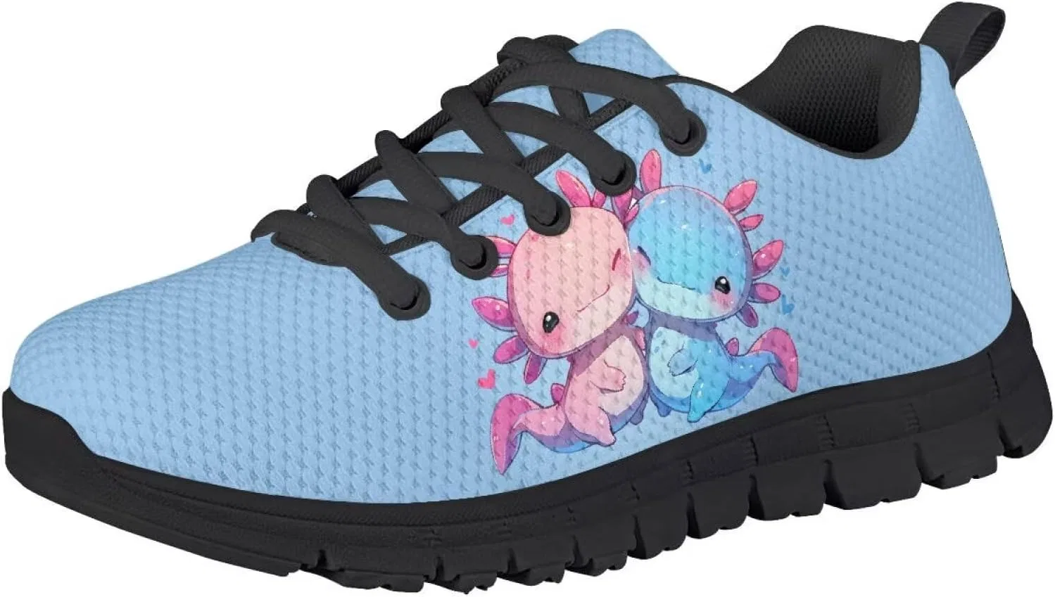 Детские кроссовки для девочек с противоскользящей подошвой Doojoayie, Blue Baby Axolotl