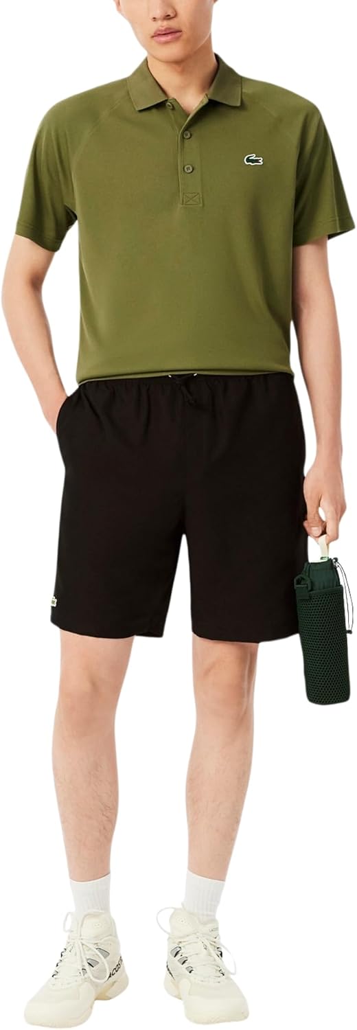 

Мужские спортивные теннисные шорты Lacoste с подкладкой, Black