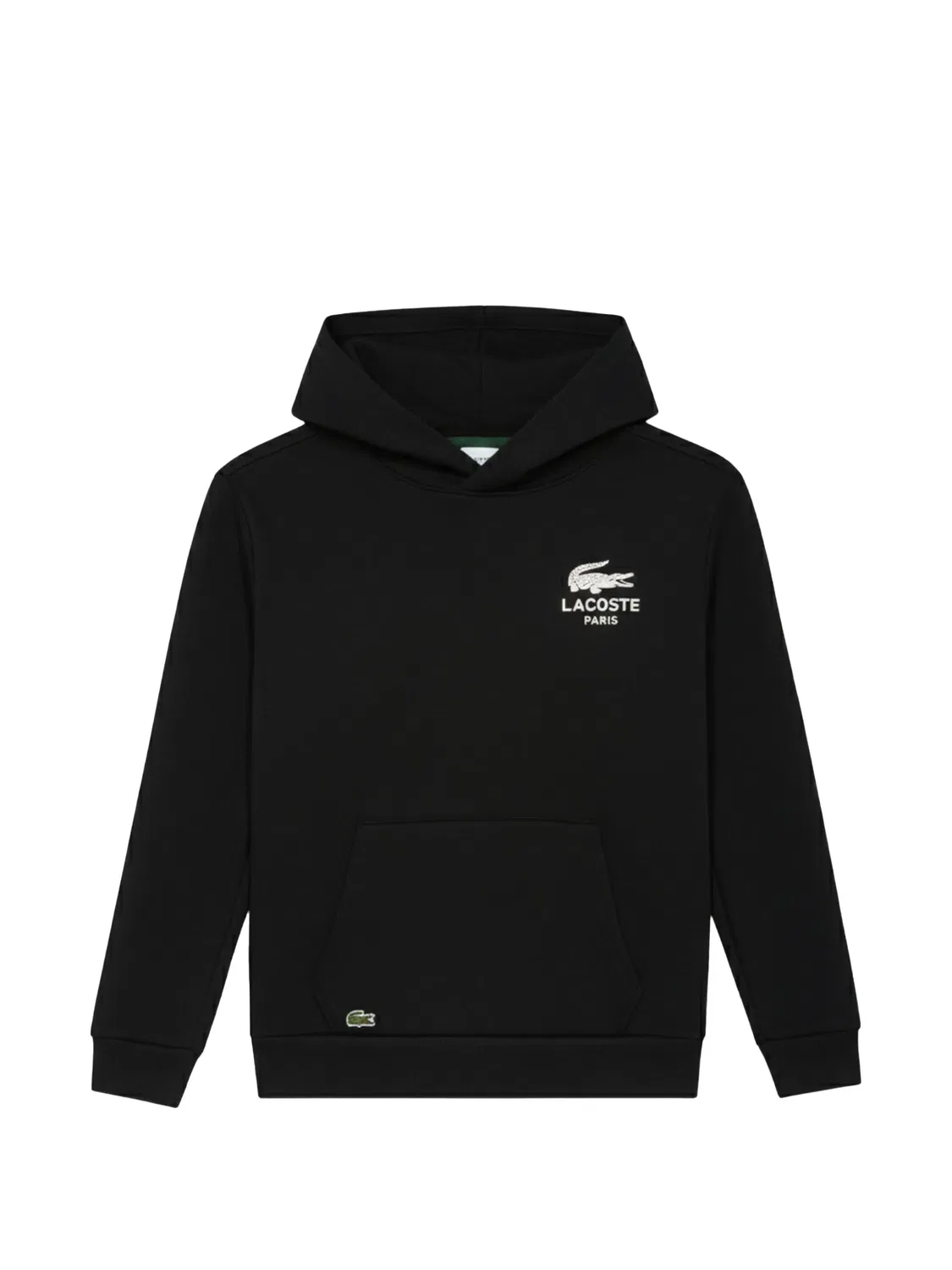 Худи с логотипом черного цвета Lacoste, черный