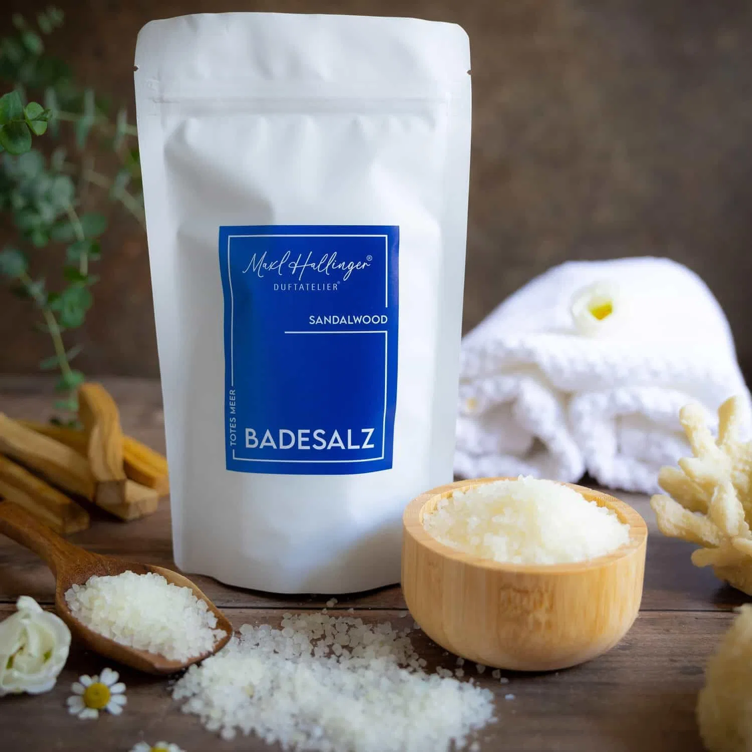 Соль для ванны Sandalwood, hallingers, 400 г — фото 2