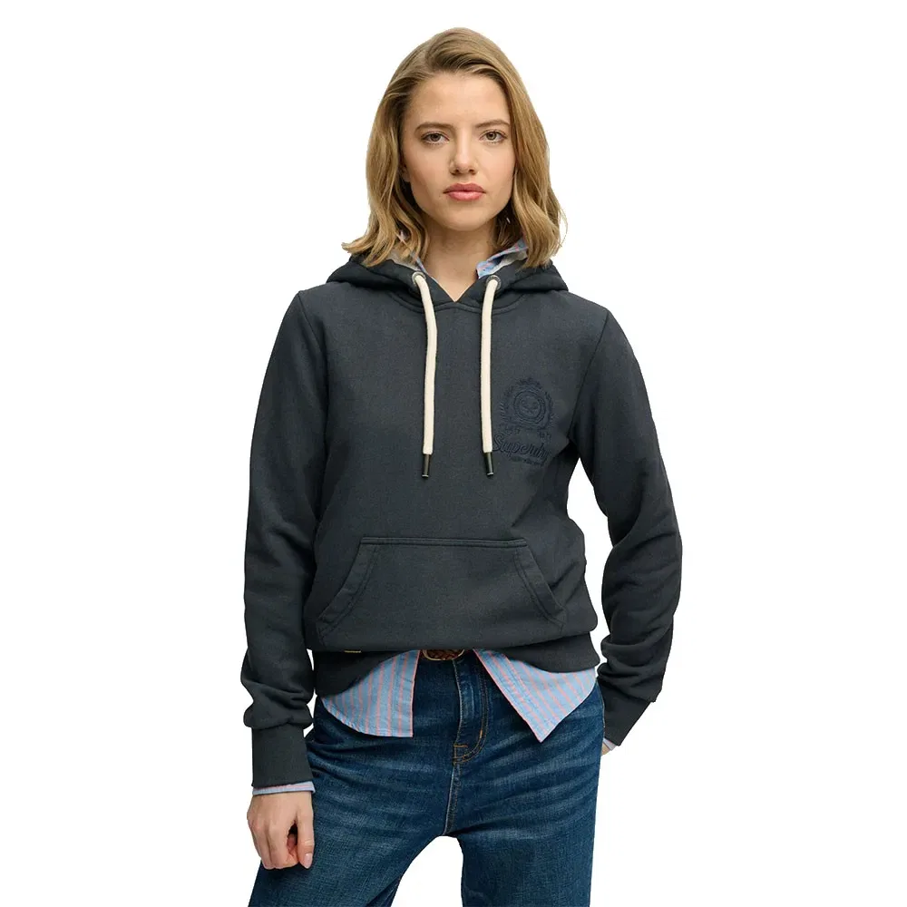 Худи Relaxed Superdry Finest Goods, серый