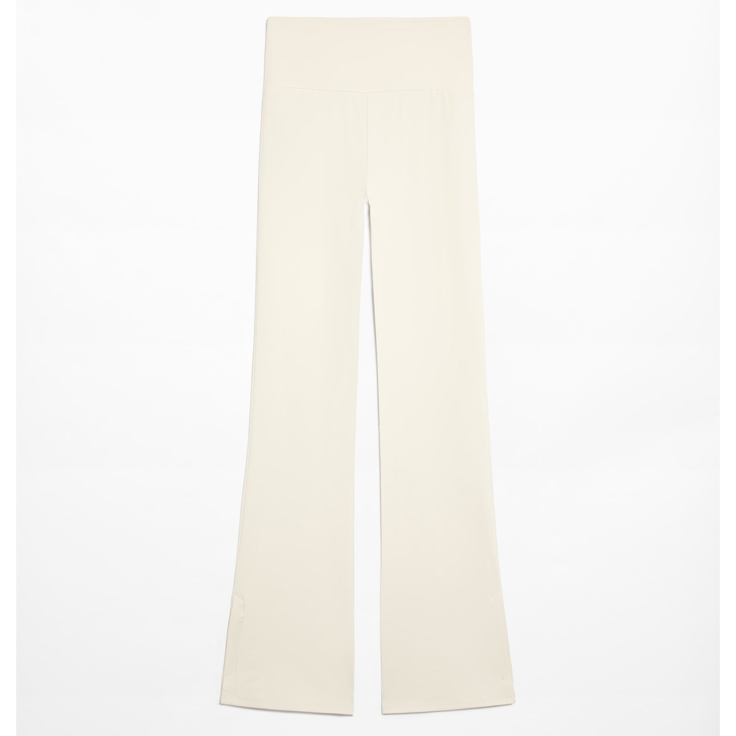 

Брюки Oysho Comfortlux Slit Flare, экрю