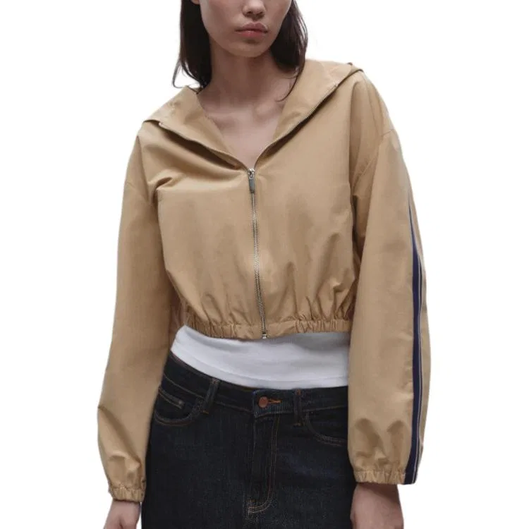 Женское пальто Medium Camel ZARA, Medium Camel — фото 4