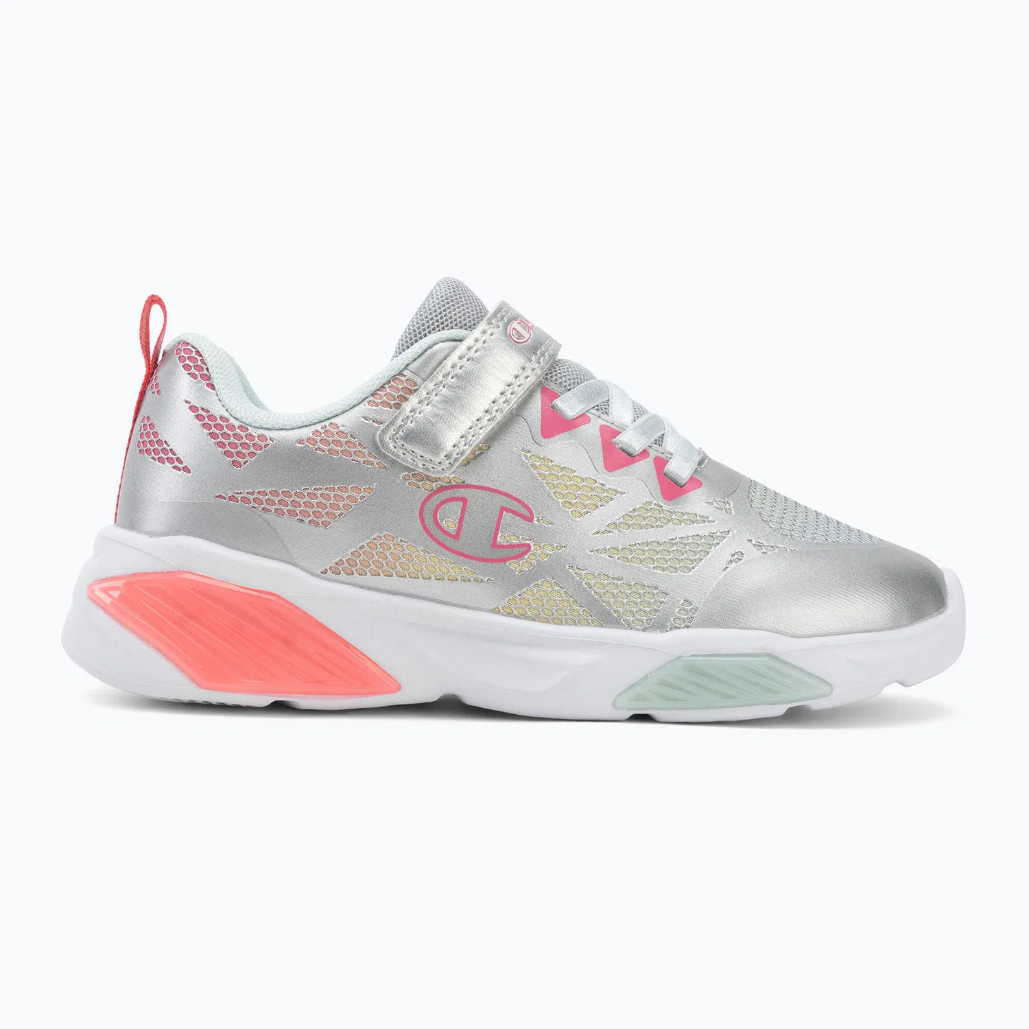 Детские кроссовки с низким верхом Champion Wave Tri G PS Low Cut Champion, Цвет Silber — фото 2