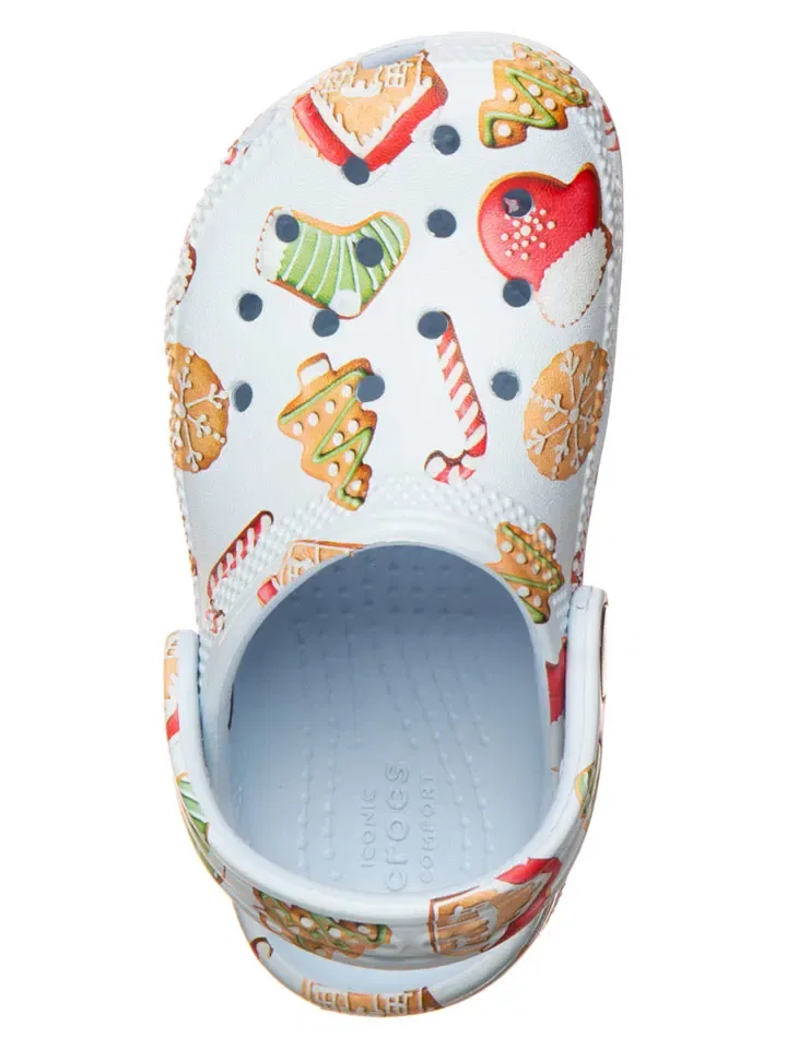 Сабо Classic Cookies Crocs, голубой — фото 4