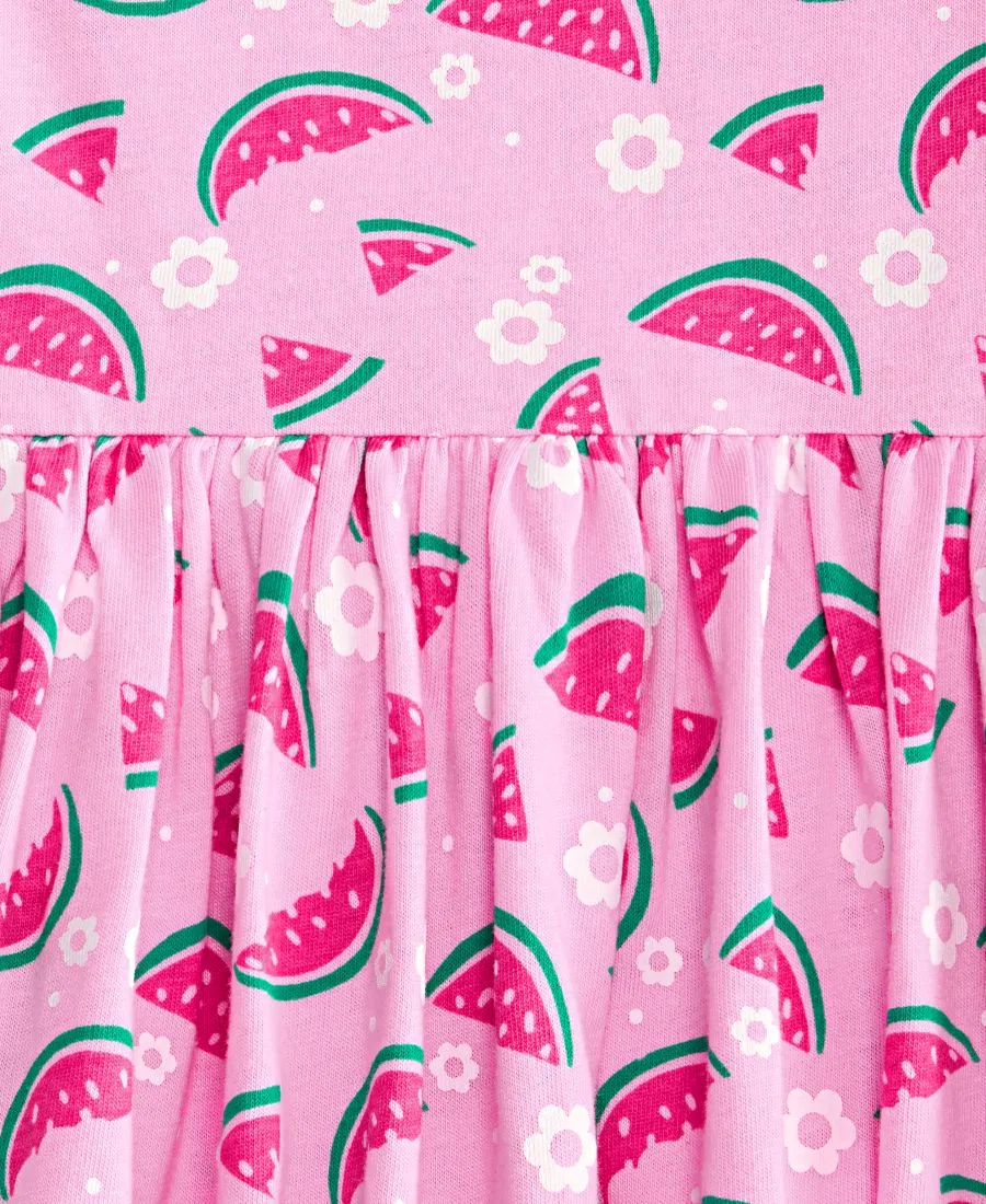 Платье с принтом Watermelon-Print Epic Threads, Bonbon — фото 3