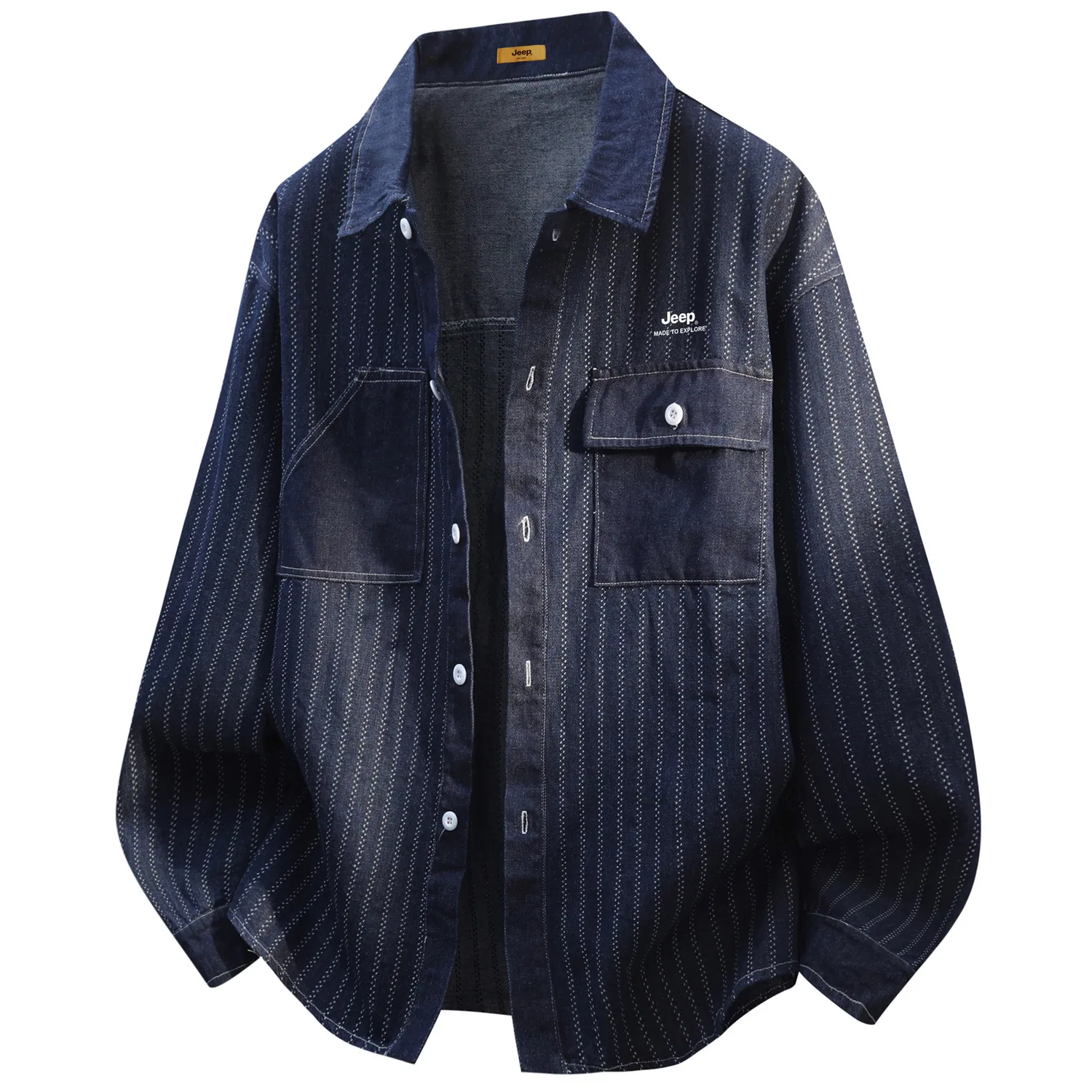 Детская рубашка с воротником Leisure Collection Jeep, Obsidian Blue