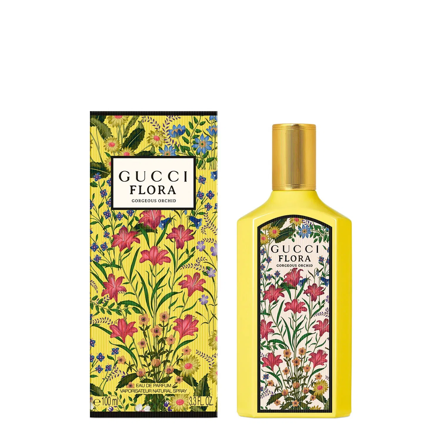 Парфюмерная вода для женщин GUCCI Flora Gorgeous Orchid, 150 мл, с ванильно-орхидейным ароматом, Refill, GUCCI, Gucci Flora Orchid Edp Refill — фото 3