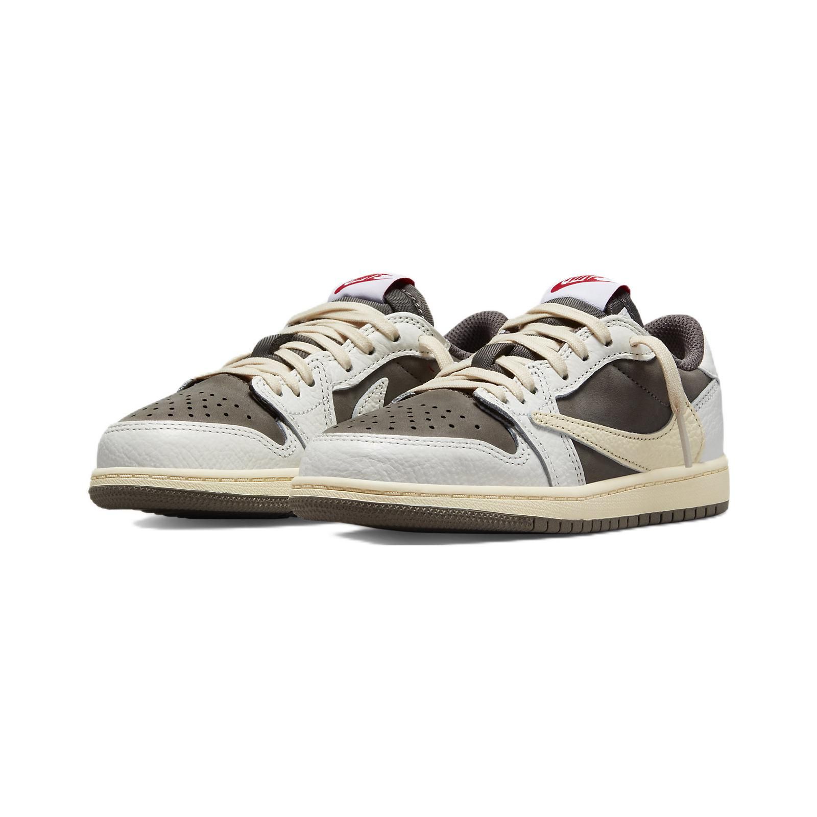 Кроссовки Air Jordan Travis Scott X Air Jordan 1 Low Og Ps 'Reverse Mocha', коричневый — фото 2