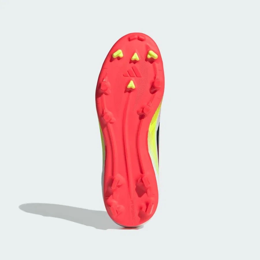 Бутсы для футзала детские с принтом F50 League Fg/mg J adidas, Белый — фото 4