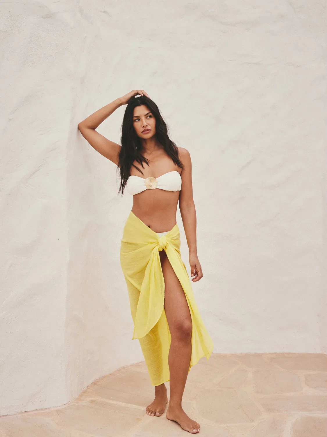 Сарафан-парео Yellow Sarong Cover-Up Next, желтый