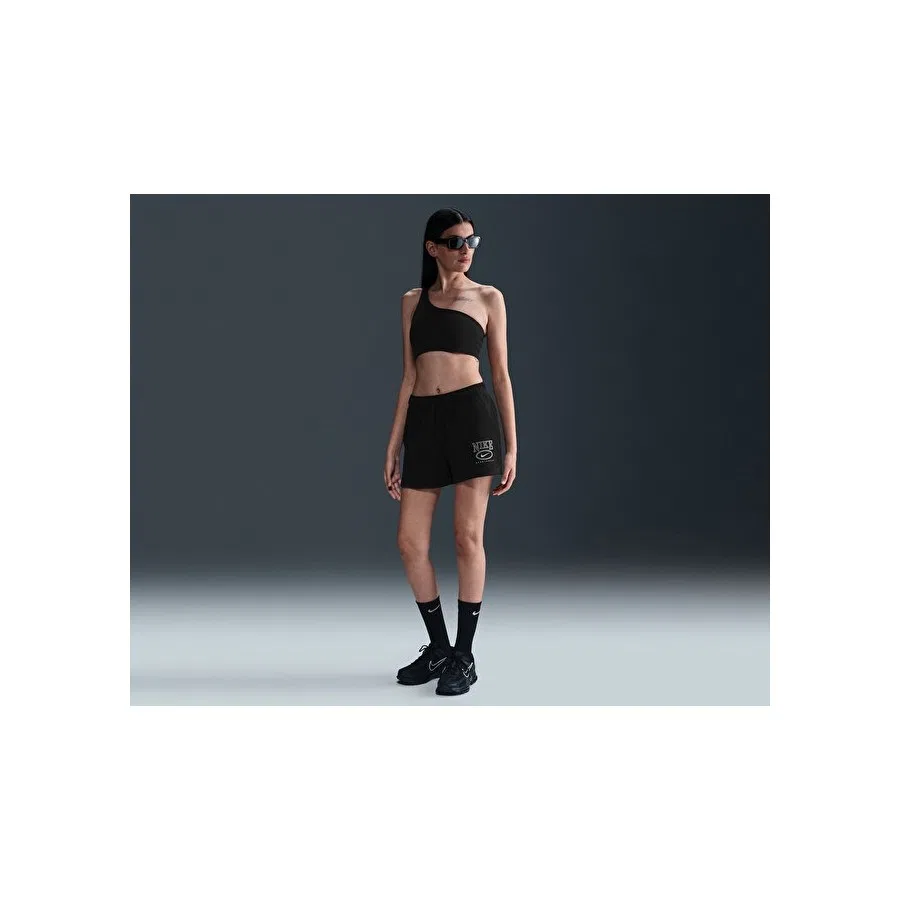 Шорты женские Nike NSW Club Flc Ft Mr 4" Gx Sht, Черный